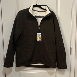 NWT Orvis 1/4 Zip Pullover